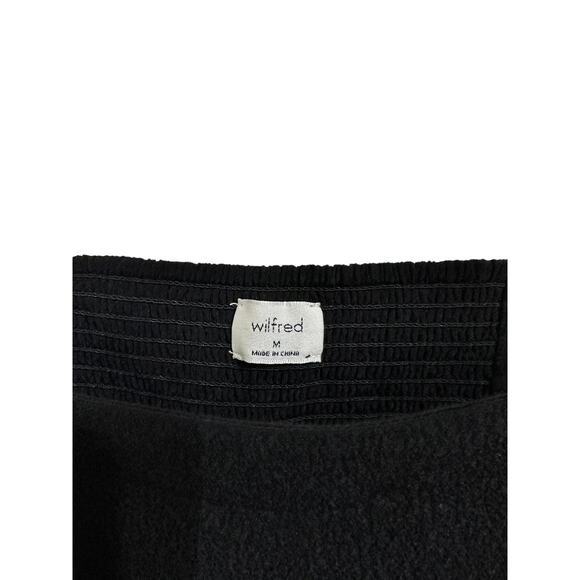 Wilfred Black String Strap Cropped Top size M - Picture 4 of 4